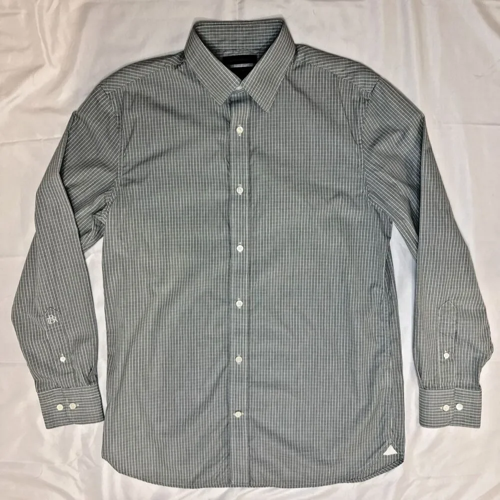 Banana Republic Premium Poplin Dress Shirt with Cutaway Collar Men's Size Medium